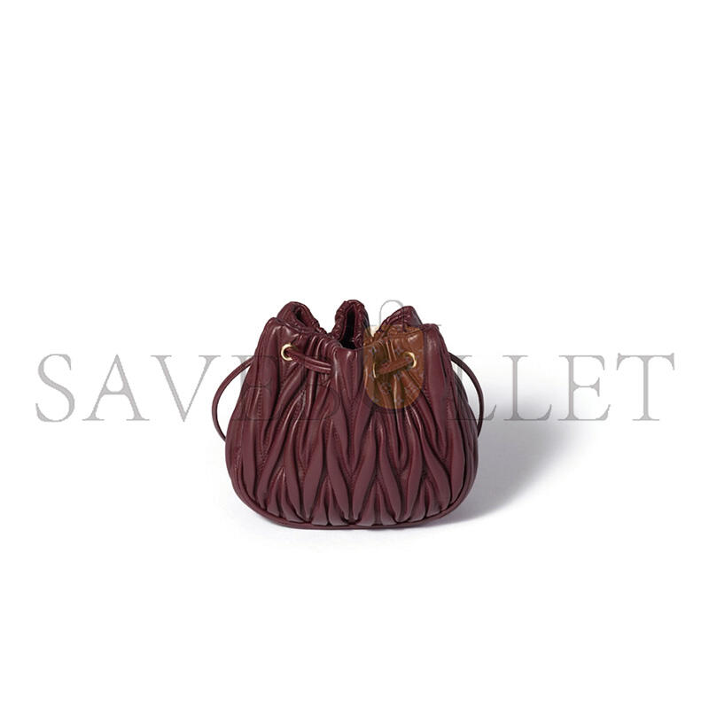 M1v M1v matelassÉ nappa leather cosmetics bag 5nd022 (16*14*7.5cm)